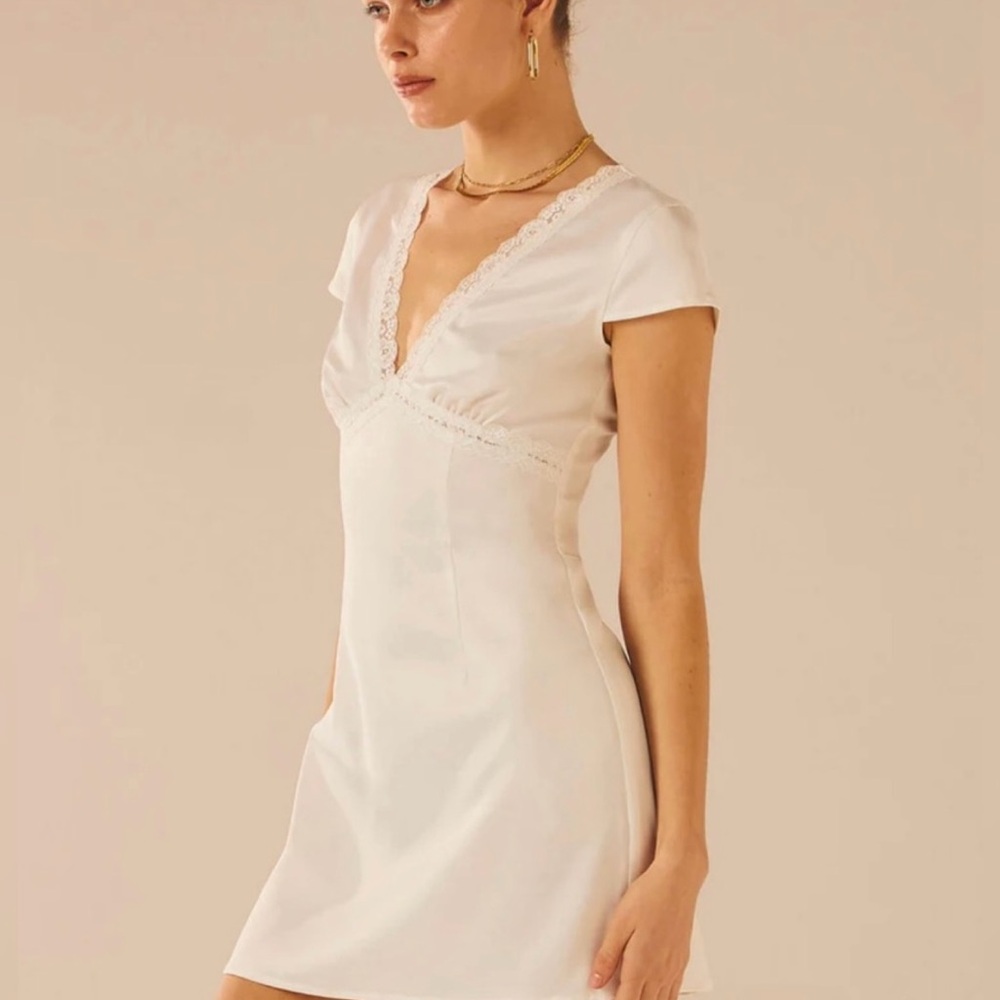 Peppermayo Satin Lace Dress